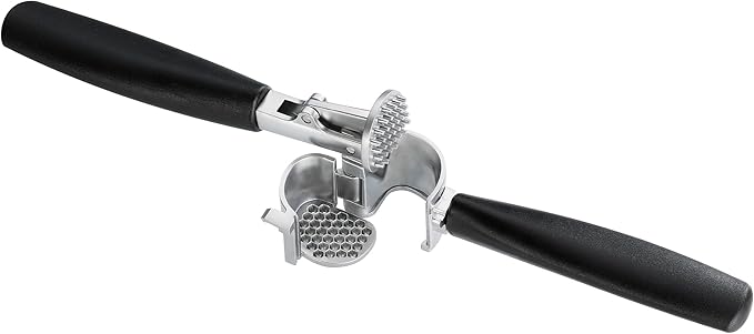 Küchenprofi Stainless Steel Garlic Press with Non-Stick Coating, 8.5" x 2.4"