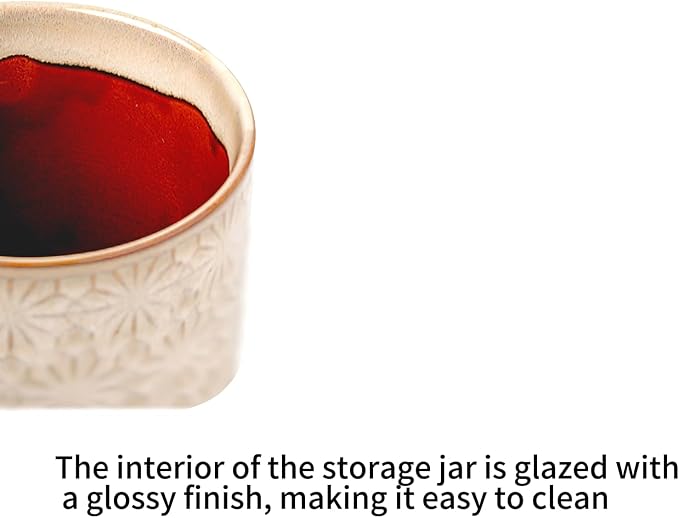 WF Utensil Holder, Large Cooking Utensil Holder, Ceramic Cooking Utensil Spoon Spatula, Compatible with Countertop Trash Can Pen Makeup Brush Kitchen Storage Jar (large size)