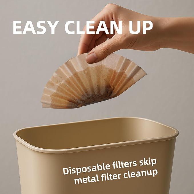 5 Cup Coffee Maker Filters Compatible with Mr.Coffee | 100 Count,Thicken Natural 5 Cup Coffee Maker Filters Compatible with Mr.Coffee Mini Brew