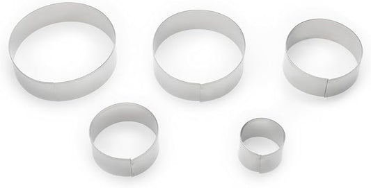 Fox Run - 3681 Fox Run, 1 x 4 x 4 inches, Circle Cookie Cutter Set