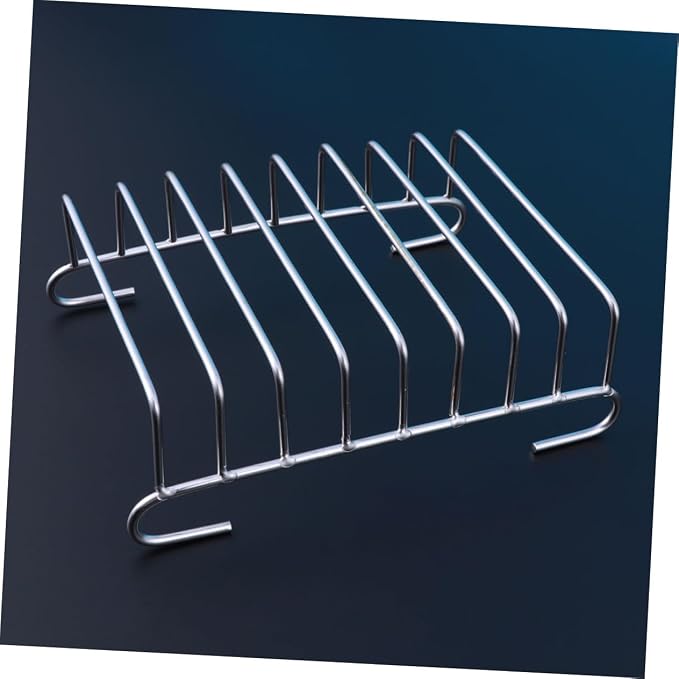 PRETYZOOM Stainless Steel Bread Rack Cooling Grid Versatile Baking Shelf for Cookies Biscuits and Pies Food Holder for Home and Camping Use Non-stick Design