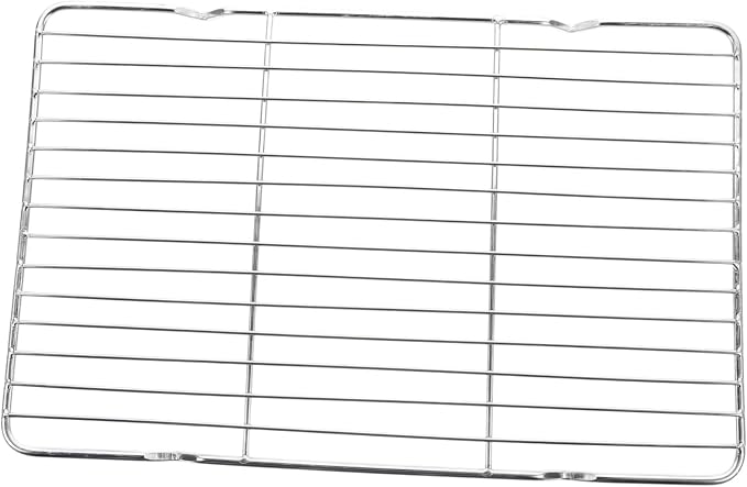 Healifty Stainless Steel Cookie Cooling Rack Non-Slip Baking Rack for Bread and Baked Goods Oven Safe ¾ Height for Home Baking and Cooking