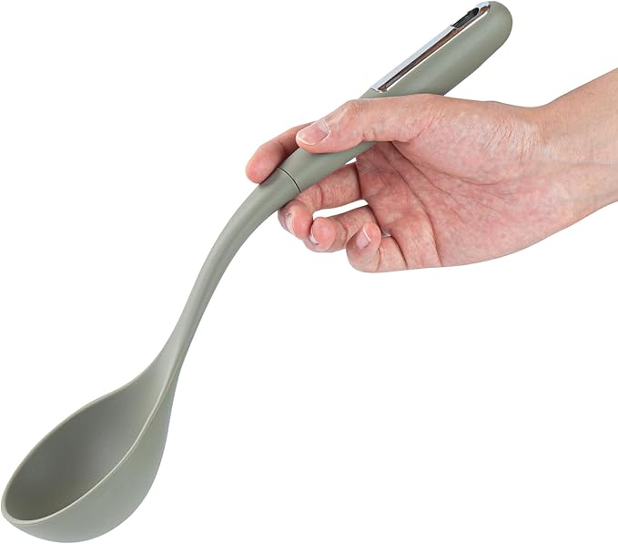 Restaurantware Silicone Utensil Set Pack of 10 Non-Slip Handle 6-Piece Kitchen Tool Set, Heat-Resistant Dishwasher-Friendly Cooking Accessories, Durable Green Cooking Utensils