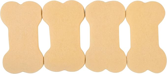 R&M 4-in-1 Dog Bone Cookie Cutter. Cut 4 Cookies at once, Stainless Steel