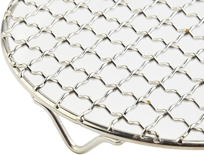 Round Cooling Rack, 201 Stainless Steel Wire, Stable 3-Leg Design for Baking, Grilling, and Food Drying in Kitchen(165mm)