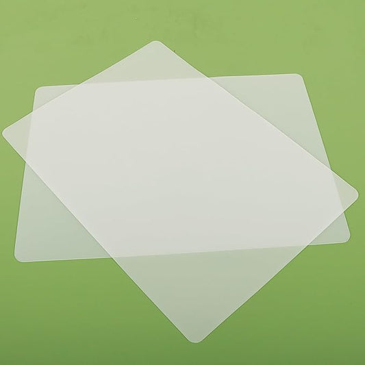 Clear Silicone Mats for Kitchen Counter: 11.8” x 15.8” (1mm) Non-slip Countertop Protector Liner - Non-Stick Heat Resistant Baking Mat Pastry Translucent 2/Pack