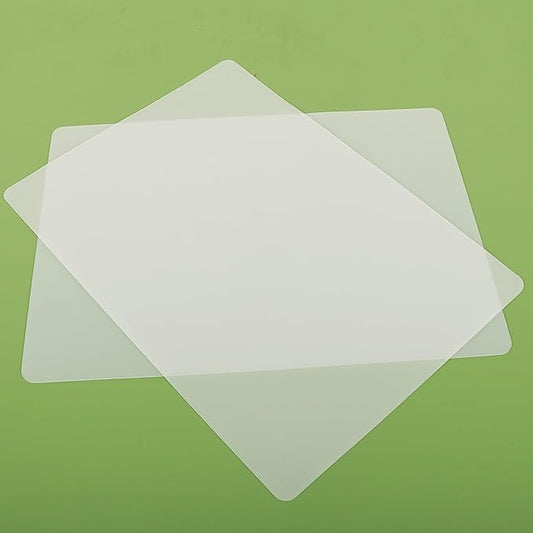 Large Silicone Mats for Kitchen Counter: 15.75” x 23.6” (1mm) Translucent Non-slip - Waterproof Clear Countertop Protector Liner - Heat Resistant Non-Stick Baking Mat 2 Pack