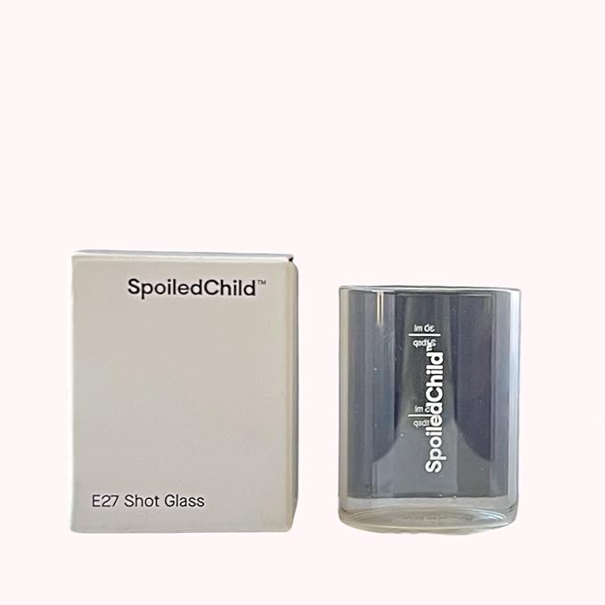 Spoiled Child E27 Shot Glass 30ml Clear Glass Small Measuring Cup