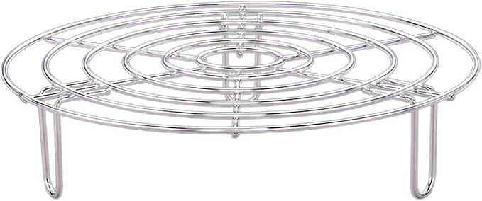 Stainless Steel Circle Roasting Rack 6.3/7.8/9.5/11in Insert Kitchen Cookware Heavy Duty 6.3/7.8/9.5/11in Cooling Racks For Baking Cooking Round