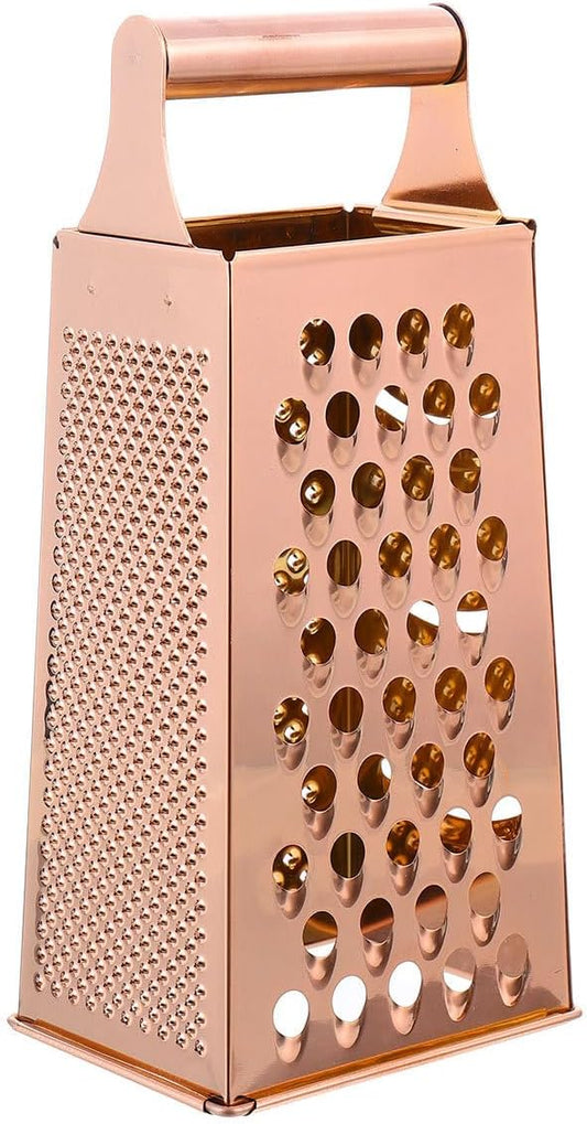 DOITOOL Vegetable Slicer 4-Sided Grater Kitchen Tool Professional Food Shredder with Safety Handle for Potatoes Carrots Cucumbers Easy Cooking 9.33X3.93X3.14In