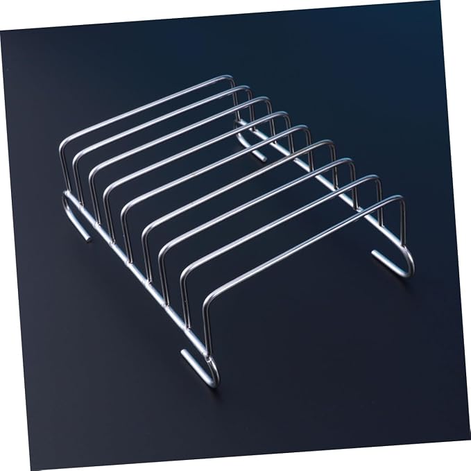 PRETYZOOM Stainless Steel Bread Rack Cooling Grid Versatile Baking Shelf for Cookies Biscuits and Pies Food Holder for Home and Camping Use Non-stick Design