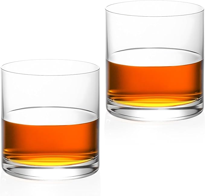 KAMMAK Shot Glasses Set of 2, 410ml/13.8oz Clear Espresso Shot Glass with Heavy Base for Bar Restaurants Home, Small Whiskey Shot Glass for Vodka, Whiskey, Tequila, Spirits & Liquors