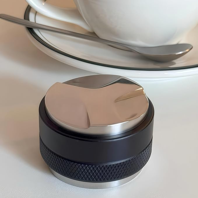 Espresso Accessory - 51mm Espresso Tamper and Distributor, Coffee Grounds Leveler, Adjustable Depth Compatible - Professional Espresso Manual Tamper.