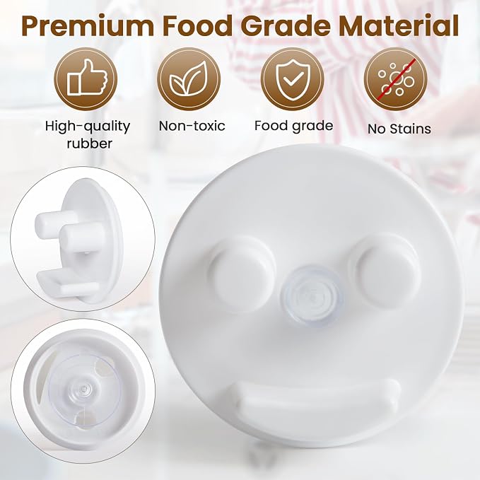 Sponge Holder, Sink Caddy w/Suction Cup Installation, Sponge Organizer for Kitchen/Bathroom Sink, Self Draining, Dishwasher Safe for Holding Smiley Sponges(Sponges Not Included), White(2-Pack)