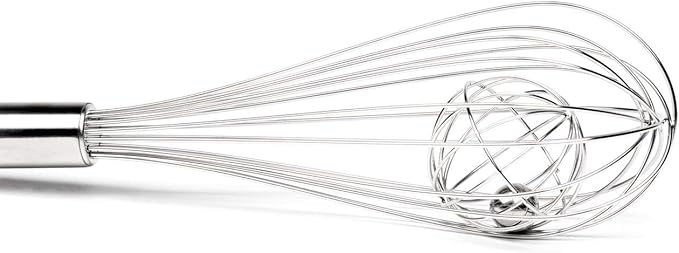 Fox Run Basket Cage Whisk, 2.75 x 2.75 x 12.5 inches, Metallic