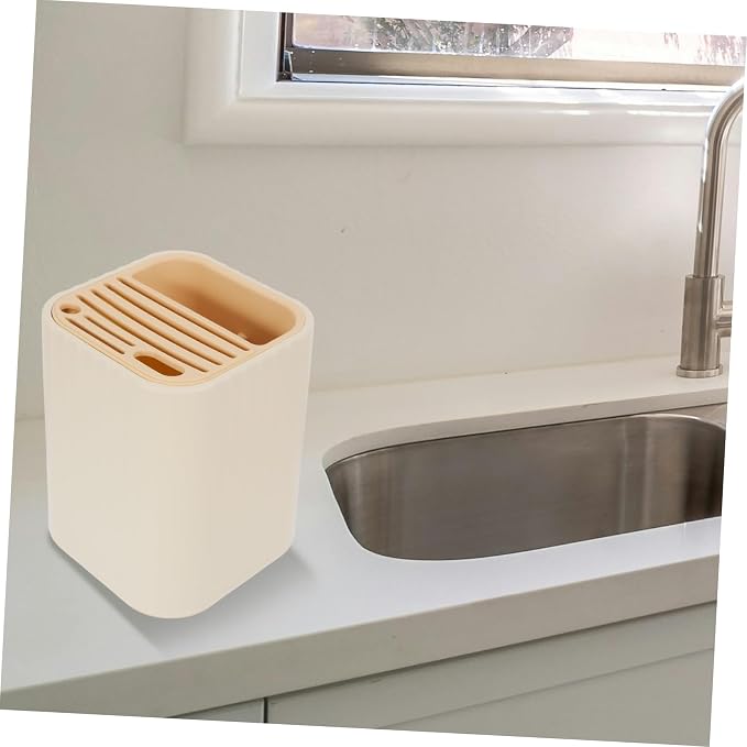 SHOWERORO Rotatable Kitchen Utensil Holder with Capacity Multi-purpose Storage for Cutlery Chopsticks and Spoons Easy to Clean and Organize Your Kitchen Essentials