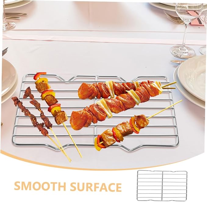 ABOOFAN Stainless Steel Cooling Rack Grilling Rack for Meat Vegetables and More Easy to Clean Baking Rack for Roasting and Cooking