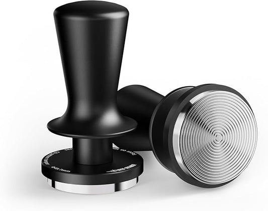 MHW-3BOMBER 49mm Espresso Tamper Tool, for ROK Espresso Maker, 2 Spring Loaded Coffee Tamper, Auto-Leveling Tamper Without Tilting,49.7mm Ripple Tamper, T7117T
