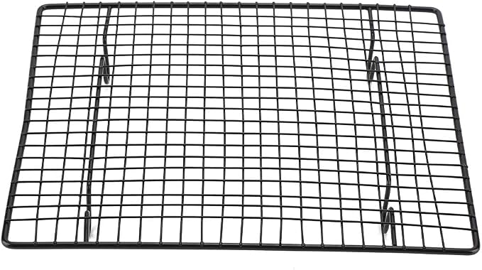 Stainless Steel Cooling Rack Nonstick Baking Tray for Cakes Biscuits Bread 10.24x9.06 Inch Durable Design