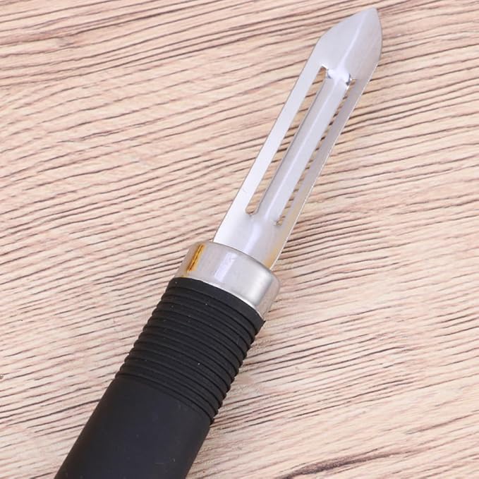 Cabilock Multifunctional Stainless Steel Peeling Knife - Non Swivel Vegetable Peeler for Carrots Potatoes Cucumbers and More
