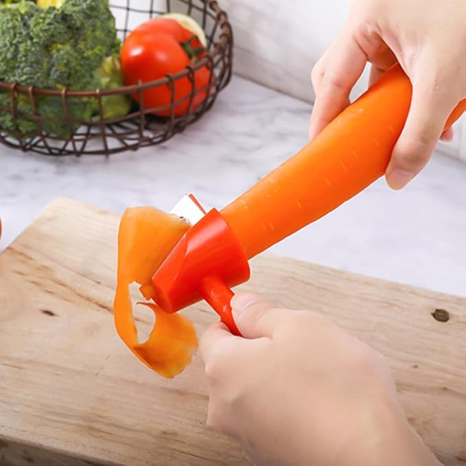 3 PACK Vegetable Curler and Peeler, Creative Flower Cut Tool for Carrots, Cucumber, Potatoes, Multifunctional Fruit Slicer for Kitchen Salad Decoration