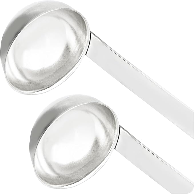 2Pcs 2oz Stainless Steel Soup Ladle, Long Handle Ladles with Pouring Rim for Cooking, Serving Soup, Sauce, Stew, Kitchen