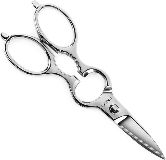 Enso Kitchen Shears – Made in Japan – Multipurpose Take-Apart Forged Stainless Steel Scissors