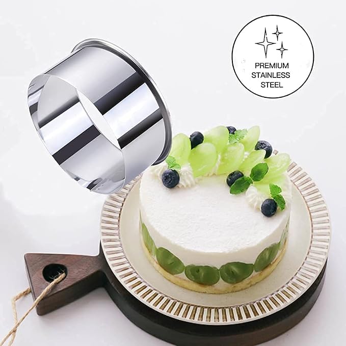 12 Pieces Biscuit Cookie Cutter Set With Tin Box Biscuit Plain Edge Round Cutters Metal Ring Baking Molds, Stainless Steel Cookie Dough Biscuit Muffins Cutters in Graduated Sizes