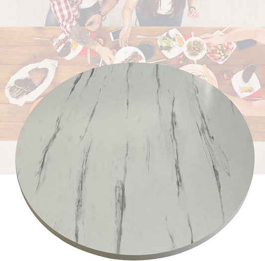 Rotating Round Lazy Susan Wooden Turntable, 32in 36in Dining Table Top Serving Plate, Wooden Swivel Serving Display, 360° Wood Serving Tray Smooth Rotation,Large Wooden Turntable Lazy