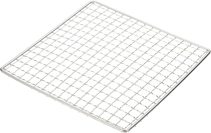 uxcell Cooling Racks, 7.9" x 7.9" Stainless Steel Barbecue BBQ Grill Net Mesh Rack Grate for Cooking, Roasting, Grilling, Oven & Dishwasher Safe, Silver