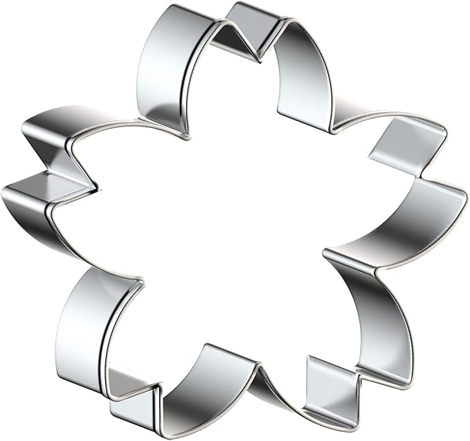 Cherry Blossom Flower Cookie Cutter Set - 4 Piece Sakura Cookie Cutters - Stainless Steel