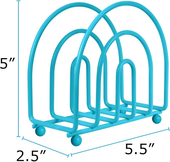 Blue Donuts Turquoise Arc Collection Napkin Holder – Napkin Holders for Tables, Modern Napkins Holder, Dining Table Napkin Holders for Kitchen,