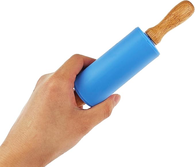 4 Pack Small Rolling Pin for Kids, Kids Rolling Pin for Home Kitchen (9 Inch)