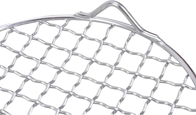 Multifuntional Round Cooling Rack Professional Barbecue Meshs Stainless Steel Texture Suitable for Baking and Grilling Oven Grills Sheet