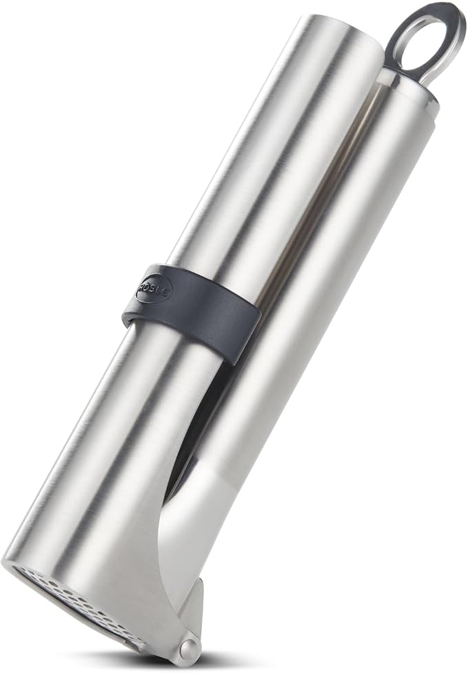 Rösle Stainless Steel Mincing Garlic Press, Premium
