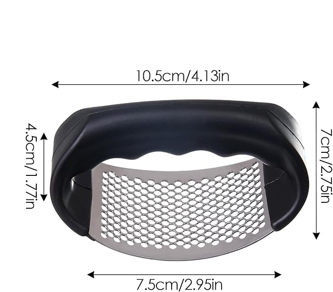 Stainless Steel Garlic Press Rocker, Garlic Mincer Garlic Crusher, Manual Minced Garlic Chopped Garlic Tool, Garlic Crusher, Professional Garlic Mincer And Crusher Kitchen Gadgets