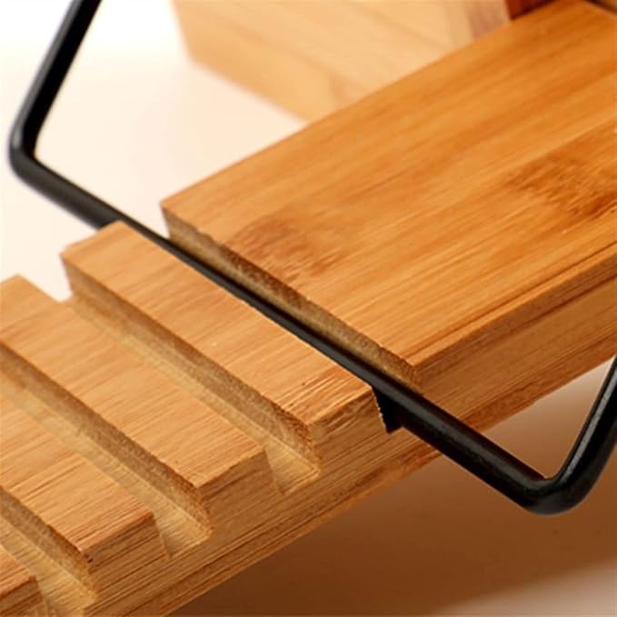 Book Stand Book Holder Tray Simple Book Holder Wooden Bookstand Multi-Functional Book Holder Height Adjustable Cookbook Stand for Kitchen (Size : L)