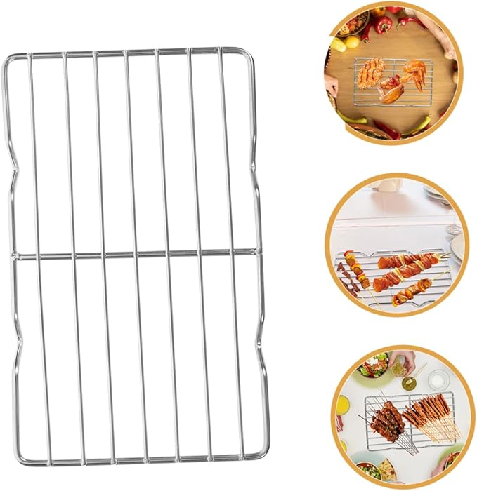 ABOOFAN Stainless Steel Cooling Rack Grilling Rack for Meat Vegetables and More Easy to Clean Baking Rack for Roasting and Cooking