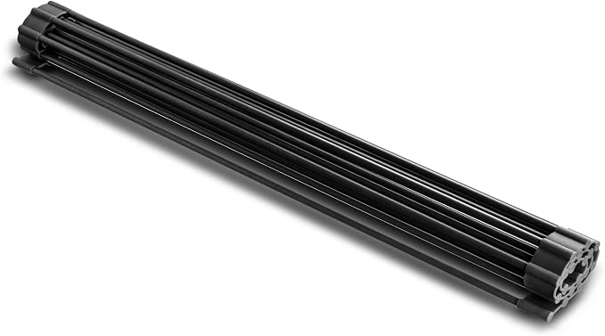 edge Roll Up Dish Drainer, Over The Sink Multi-Purpose Foldable Drying Rack, Silicone Coated Black, Medium- 17" x 13.1"