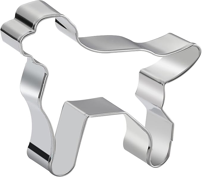 Dog Cookie Cutter for Treats Shapes Baking Set of 6 - Stainless Steel Border Collie, Chihuahua, Labrador, Rochin, Rottweiler, Pleasant Shepherd Shaped Puppy Cartoon Pet Dog Cookie Cutters Molds Stamps
