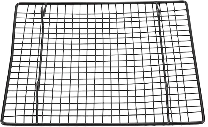 Stainless Steel Cooling Rack Nonstick Baking Tray for Cakes Biscuits Bread 10.24x9.06 Inch Durable Design