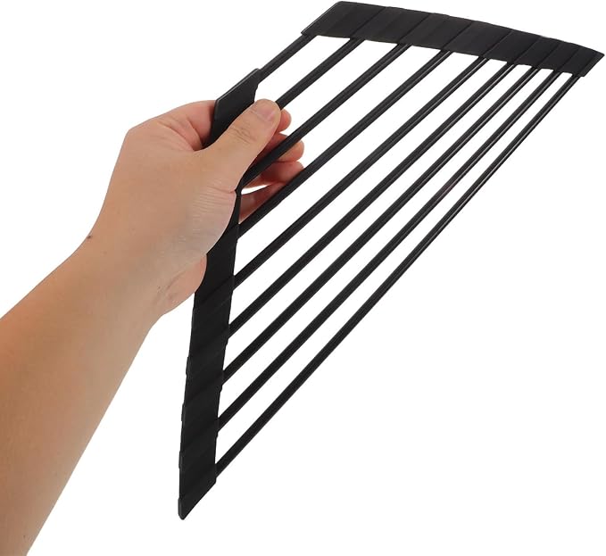 Ciieeo Stainless Steel Sink Corner Drying Rack with Strong Support and Fast Draining Triangular Kitchen Sponge Holder for Utensils and Kitchen Tools