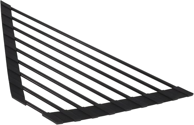 Ciieeo Stainless Steel Sink Corner Drying Rack with Strong Support and Fast Draining Triangular Kitchen Sponge Holder for Utensils and Kitchen Tools