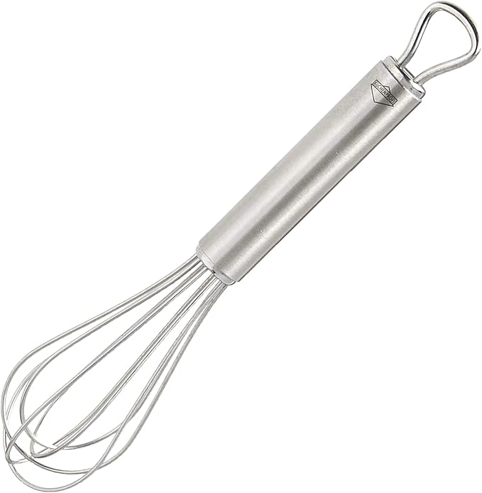 Küchenprofi Stainless Steel Whisk, Hand Whisk for Eggs, Batter, and Dough, Metal Whisk for Kitchen Use, 8 Inches
