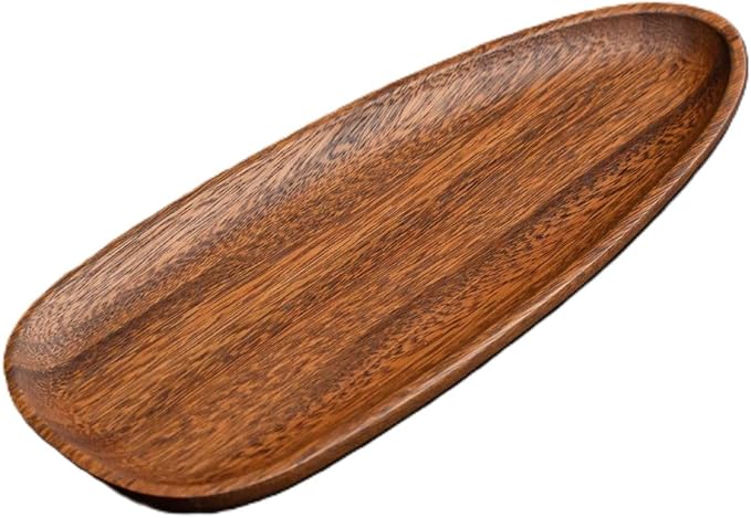 Walnut Wood Fruit Tray, Handmade Chinese Style Snack Serving Plate, Solid Wood Tea Dessert Tray for Dim Sum, Vintage Walnut Platter, Gift (Sunflower Seeds)