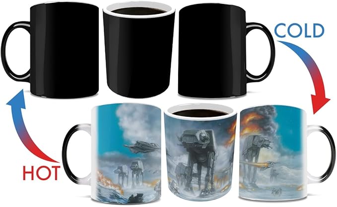 Morphing Mugs Thomas Kinkade Studios – Star Wars – Last Holdout – 11 oz Heat Sensitive Mug – Ceramic Color Changing Coffee Tea Mug – Officially Licensed Collectible MMUG1778