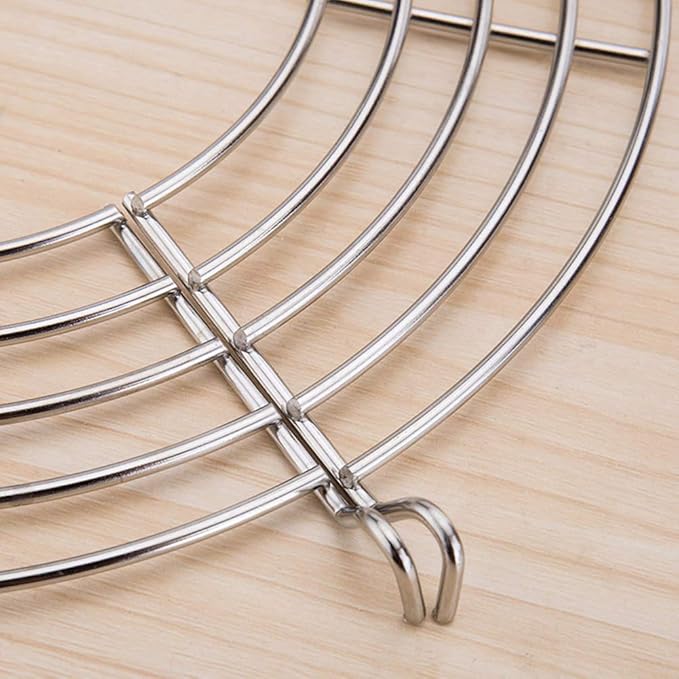 Cooking Rack Round, 6 Inch Stainless Steel Round Rack for Cooking Cooling Steaming Baking, Fit Air Fryer Stockpot Pot Pressure Cooker