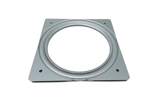 Shepherd Hardware 9548 6-Inch Square Lazy Susan Turntable, 500-lb Load Capacity