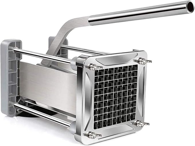 French Fry Cutter, Sopito Professional Potato Cutter Stainless Steel with 3/8-Inch Blade Great for Potatoes Carrots Cucumbers