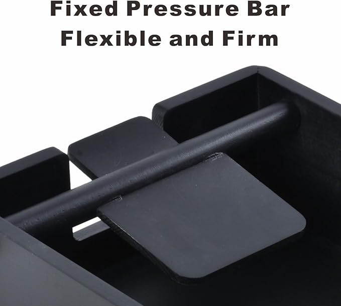 Natural Pine Napkin Holder for Table, Napkin Dispenser, Decorative Beverage Napkin Holder for Kitchen, Home,Bar (Black)